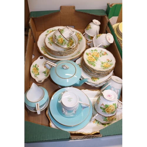 377 - Large quantity of teaware, incl. Wedgwood Petersham, Royal Albert Tea Rose, Johnson Bros Pareek, Nor... 