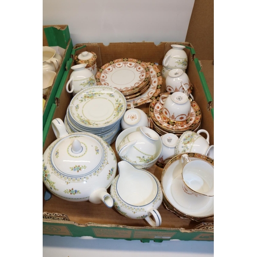 377 - Large quantity of teaware, incl. Wedgwood Petersham, Royal Albert Tea Rose, Johnson Bros Pareek, Nor... 