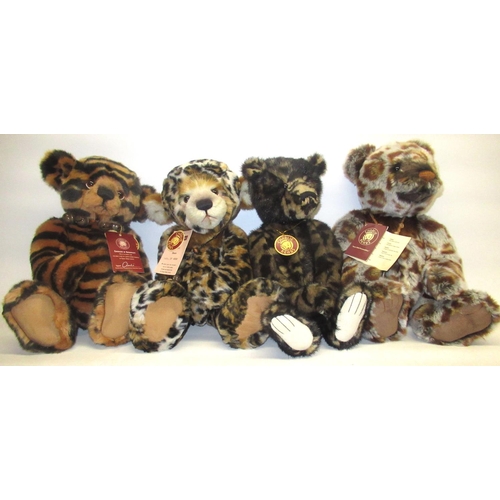 174 - Four Charlie Bears, including Lennon, Magic, Shardul 836/4000 and Surabhi 1486/4000. Designed by Isa... 