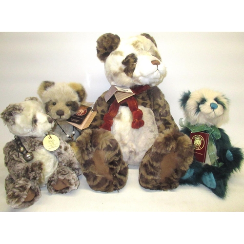 178 - Four Charlie Bears, including Elpa, Anniversary Anna, Cindy and Alyssa. Designed by Isabelle Lee (4)