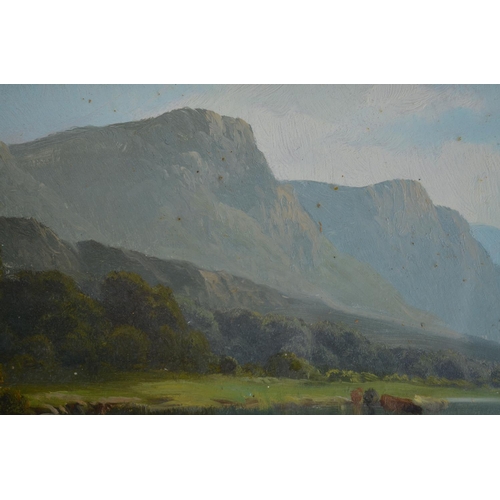 693 - Two original oil paintings of Loch Maree and Loch Long by renowned Scottish artist John H Gibb, both... 