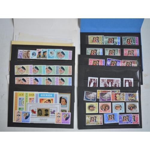 695 - Collection of stamps, stamp albums, commemorative covers to include rare Postplan Royal Mail replace... 