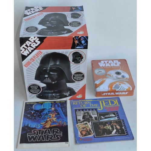 710 - Darth Vader Radio CD player by IMC (box unopened/factory sealed, one corner of box slightly crushed,... 