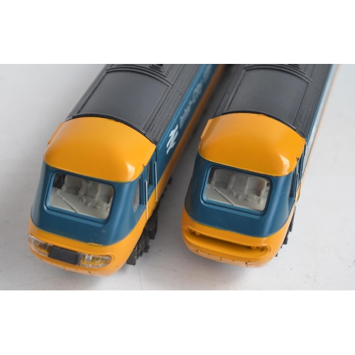 716 - Hornby Inter-City 125 electric train set in poor/fair used condition with power car and dummy and 2 ... 