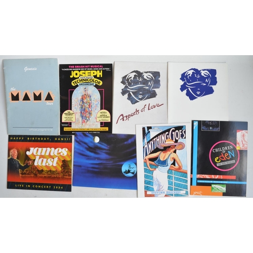 723 - Collection of theatre, film and music production souvenir brochures and programmes to include Cats, ... 