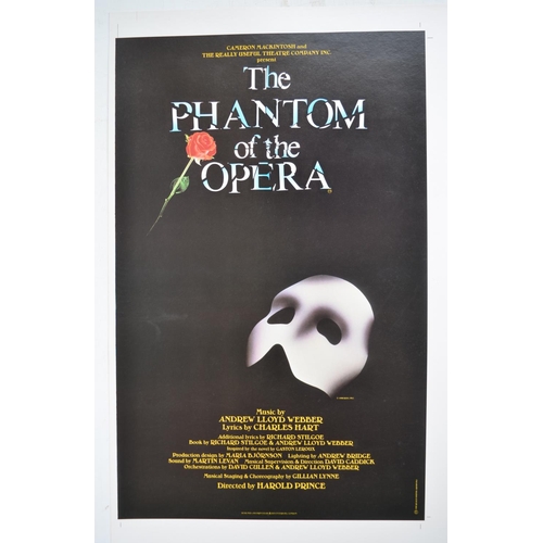 724 - Extensive collection of theatrical stage production posters to include Oliver, Miss Saigon, Scrooge,... 