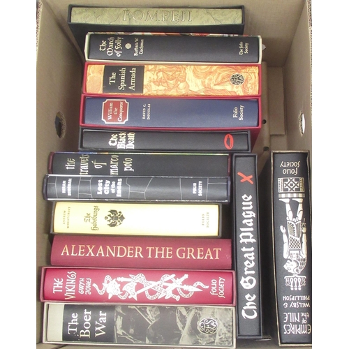 1295 - Folio Society - collection of predominantly history books, all in slip-cases (26 in 2 boxes)