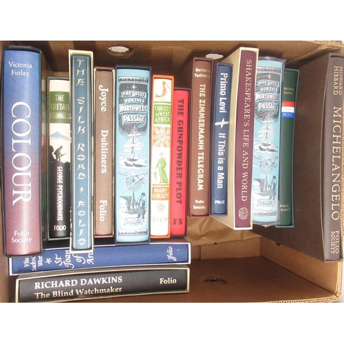 1296 - Folio Society - collection of assorted history, travel and fiction books, some in slip-cases (30, 6 ... 