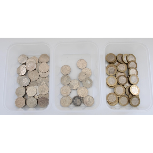 62 - Collection of GB collectable 50p and £2 coins incl. approx 20 London 2012 Olympic sports 50p coins (... 