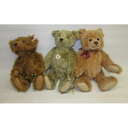 8 - Three Steiff bears, including '1920 Teddybar' repro H37cm and two others (3)