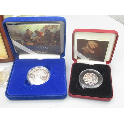 1247 - Collection of various mixed GB and world coinage incl. 1996 silver proof £1, Samuel Johnson silver p... 