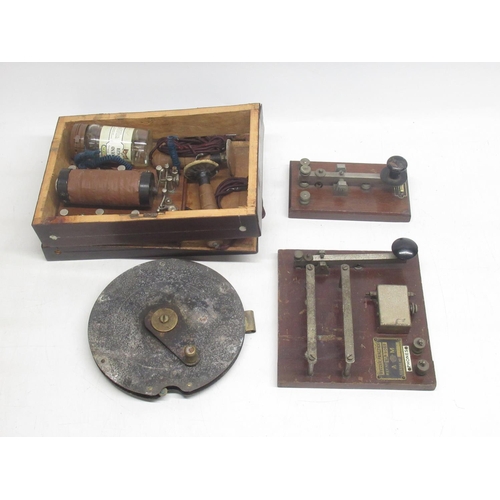 253 - WWII A.M. Ref No. 10P/4067 Buzzer Practice; Signalling Equipment Ltd., Potters Bar morse key etc