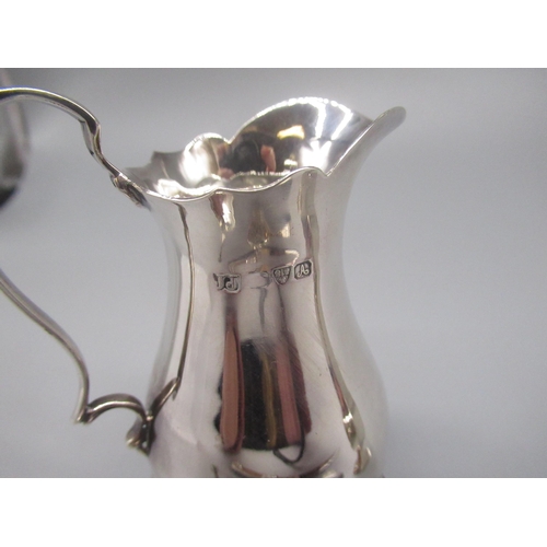 52 - Edw.VII hallmarked Sterling silver cream jug, by Jay, Richard Attenborough & Co Chester, 1901, an Ed... 