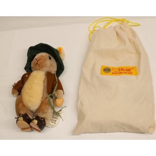 121 - Steiff Benjamin Bunny in original cloth bag, H31cm