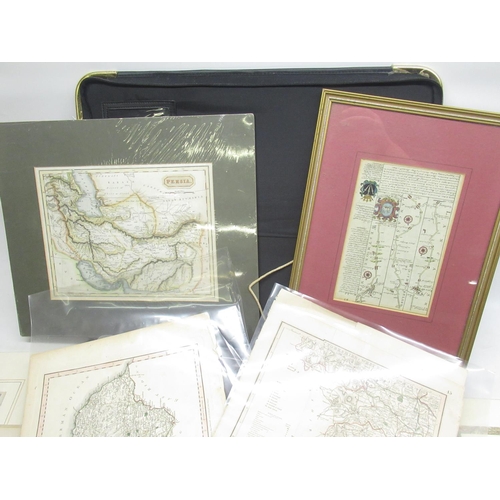 1336 - Folio containing various c19th and c20th maps