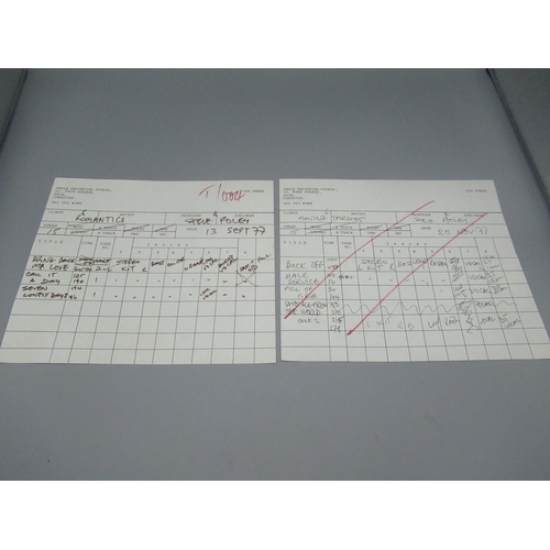 1439 - Ampex 406 audio reel, with multiple log sheets from Smile Recording Studio