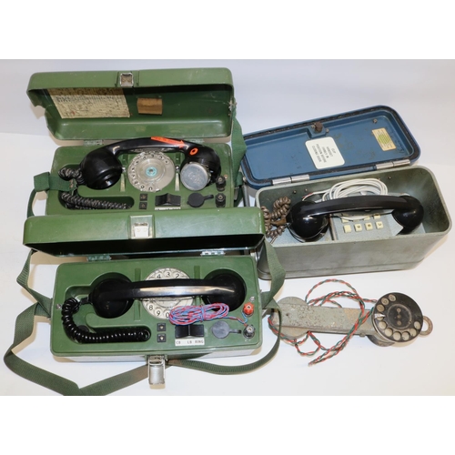 278 - Two TMC Ltd 1705 Linesman telephones and two other similar telephones (4)