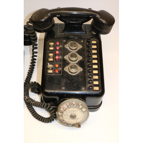 299 - 1960's Dictograph office reception telephone, similar mid C20th continental telephone and a G.E.C. s... 