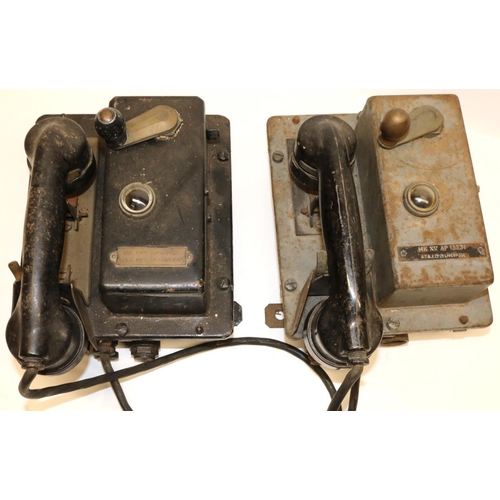 303 - A.T. & E. Co. Ltd., Liverpool - Admiralty MK. XV AP 13231 magneto ship's telephone and MFG Co., Lond... 