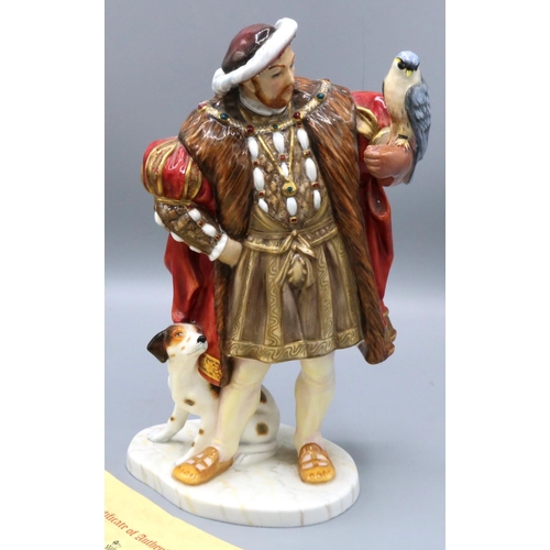 1333 - Royal Doulton limited edition figure, Henry VIII, HN3350, 374/1991, H25cm, with certificate