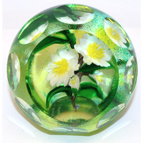 410 - Caithness glass paperweight, Mountain Beauty, master sample