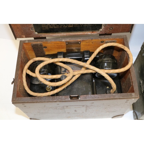 301 - Two WWII British Telephone Sets “F” MkII