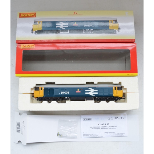 170 - Boxed Hornby OO gauge R2349 BR Class 50 C0-C0 diesel locomotive 50 035 