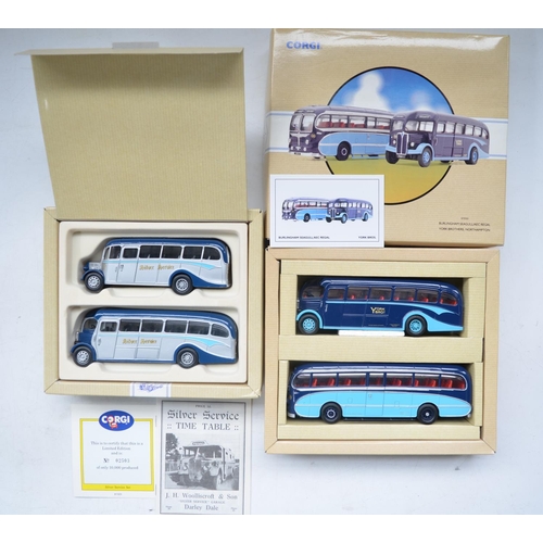 188 - Twelve Corgi limited edition 1/50 scale bus models, all with CoA's. condition of models varies from ... 