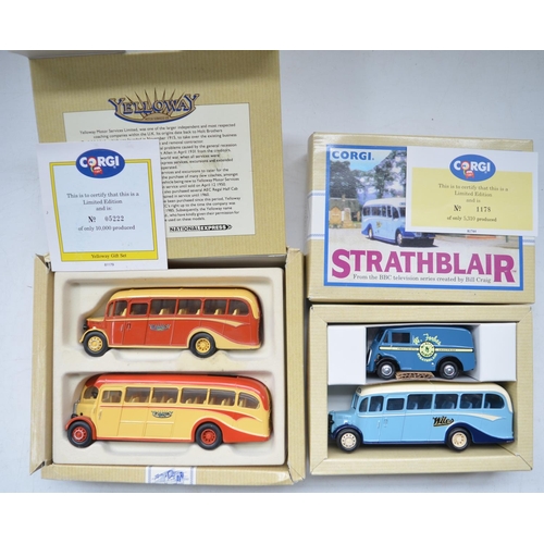 188 - Twelve Corgi limited edition 1/50 scale bus models, all with CoA's. condition of models varies from ... 