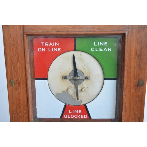 5 - Vintage Midland Railways standard pattern telegraph non Pegging Block Instrument with telegraph hand... 