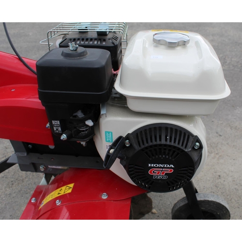 1390 - Honda FG320 petrol rotavator with 6 wheel blades, little used and in very good order, complete with ... 