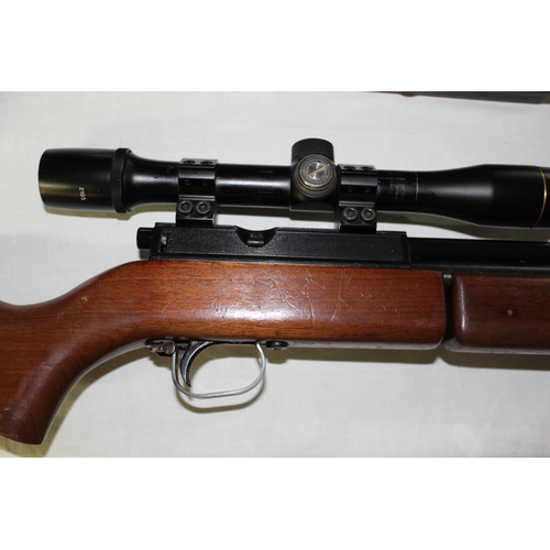 208 - Sharp Innova II .177 multi pump air rifle, with fitted A.S.I. Deluxe 4x32 scope in a black carry bag