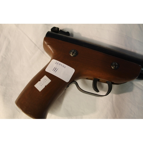 225 - West Lake .22 break barrel air pistol, barrel length 18cm