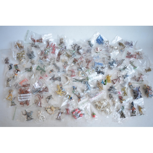 281 - Extensive collection of toy model figures, mostly plastic to include Britain's, Crescent Toys, Lone ... 