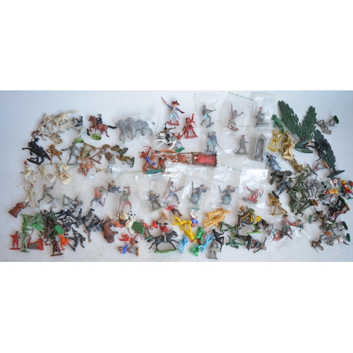 285 - Extensive collection of model toy soldier figures, mostly plastic to include Timpo, Lone Star, Atlan... 