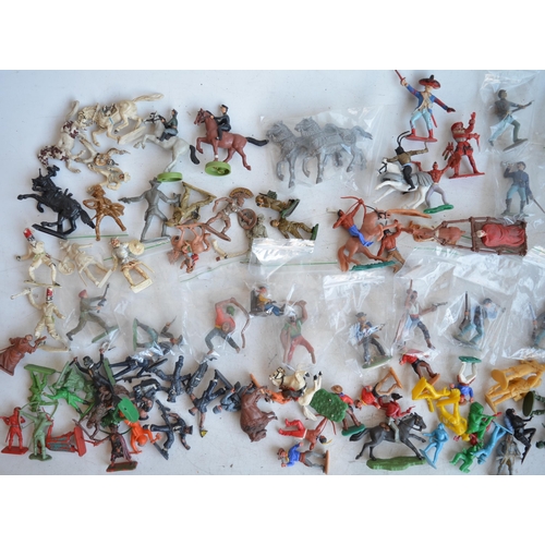 285 - Extensive collection of model toy soldier figures, mostly plastic to include Timpo, Lone Star, Atlan... 