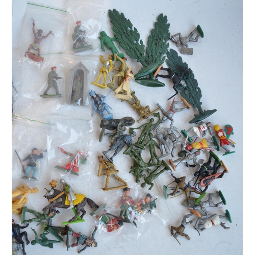 285 - Extensive collection of model toy soldier figures, mostly plastic to include Timpo, Lone Star, Atlan... 