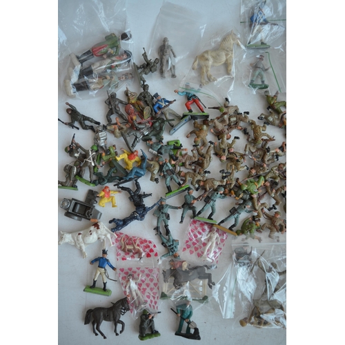 294 - Collection of plastic toy figures, various manufacturers to include Britain's, Johillco, Crescent, L... 