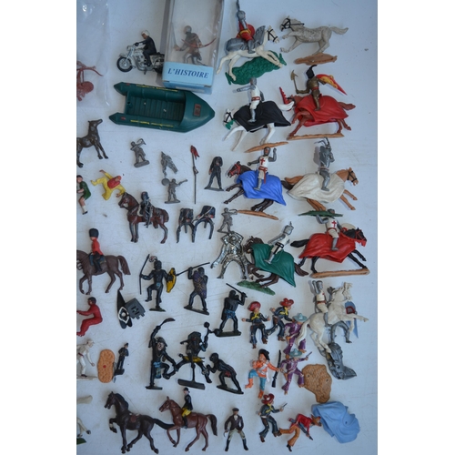 294 - Collection of plastic toy figures, various manufacturers to include Britain's, Johillco, Crescent, L... 