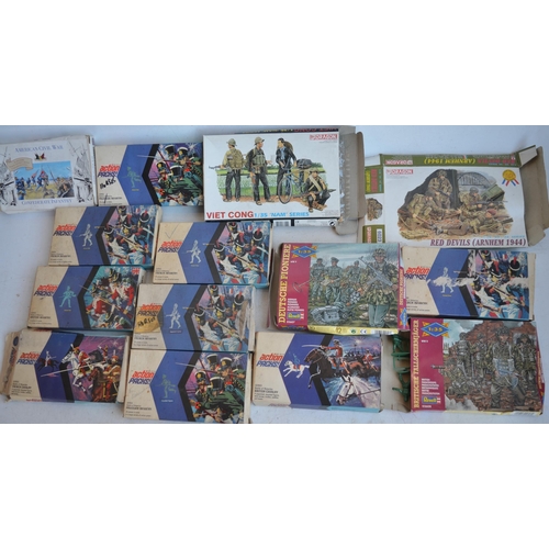 298 - Collection of boxed unpainted model figures to include Revell, Dragon, Model Toys Action packs and A... 