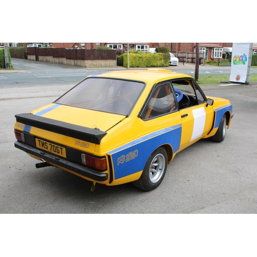 1400 - Genuine MK2 RS2000 Escort 2-door shell, 2 litre Zetec engine (please see online catalogue for full s... 