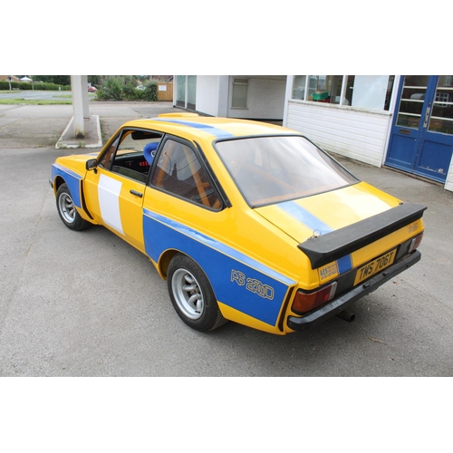 1400 - Genuine MK2 RS2000 Escort 2-door shell, 2 litre Zetec engine (please see online catalogue for full s... 