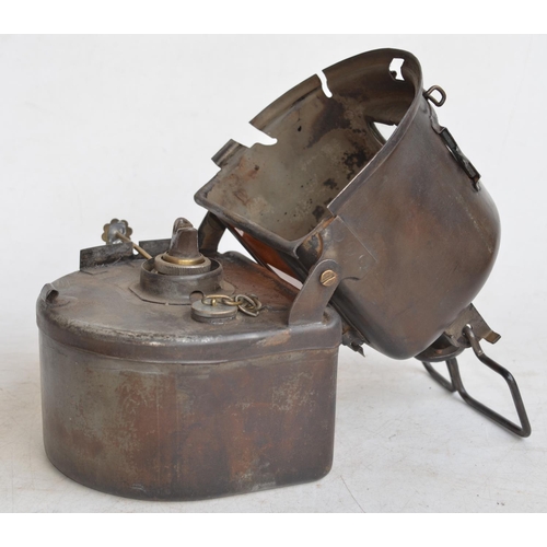 49 - Vintage British Railways Lamp Manufacturing & Railway Supplies Ltd Adlake oil burning warning lamp w... 