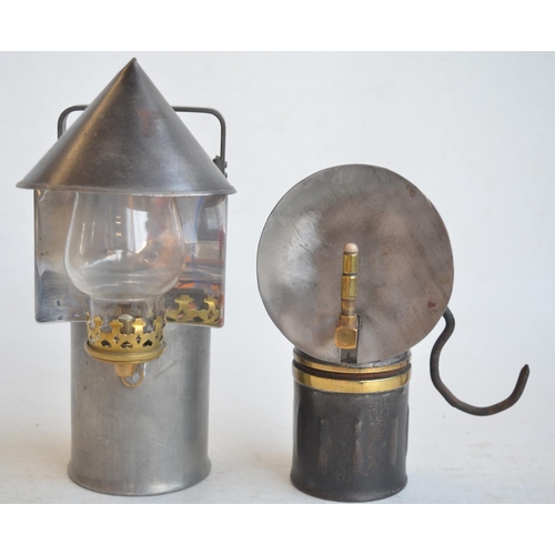 67 - Two vintage carbide lamps to include an example from The Premier Lamp & Engineering Co Ltd of Leeds ... 