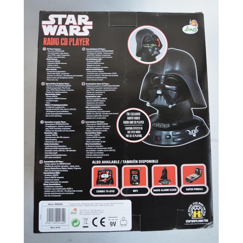 347 - IMC Darth Vader Radio CD player (box unopened/factory sealed, one corner of box slightly crushed, se... 