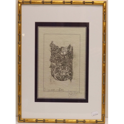 1273 - Laurence Llewelyn-Bowen (British Contemporary); 'Menagerie Artois' monochrome print, signed and titl... 