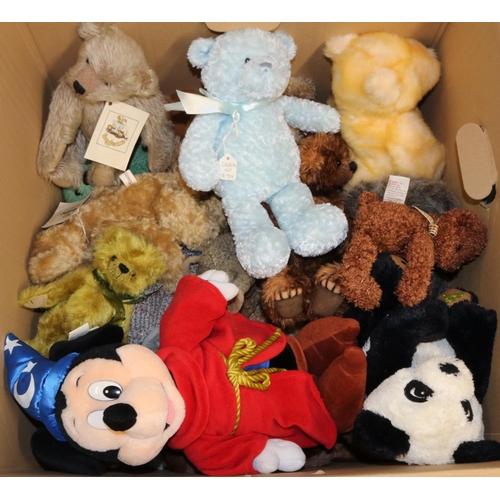 104 - Large quantity of modern collectable soft toys, predominantly TY incl. Beanie Babies (Qty)