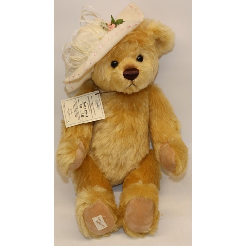 111 - Dean's Rag Book teddy bear in blonde mohair: Teddy Marie limited edition 21/299, H42cm