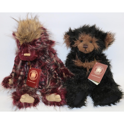 134 - Charlie Bears: Fidget CB141450A designed by Isabelle Lee, and Gizmo CB159046S designed by Heather Ly... 