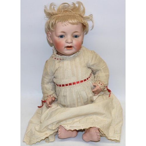 263 - Kestner bisque head doll marked JDK 211, H42cm